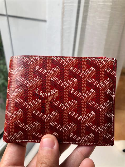 mens wallet goyard|authentic goyard wallet.